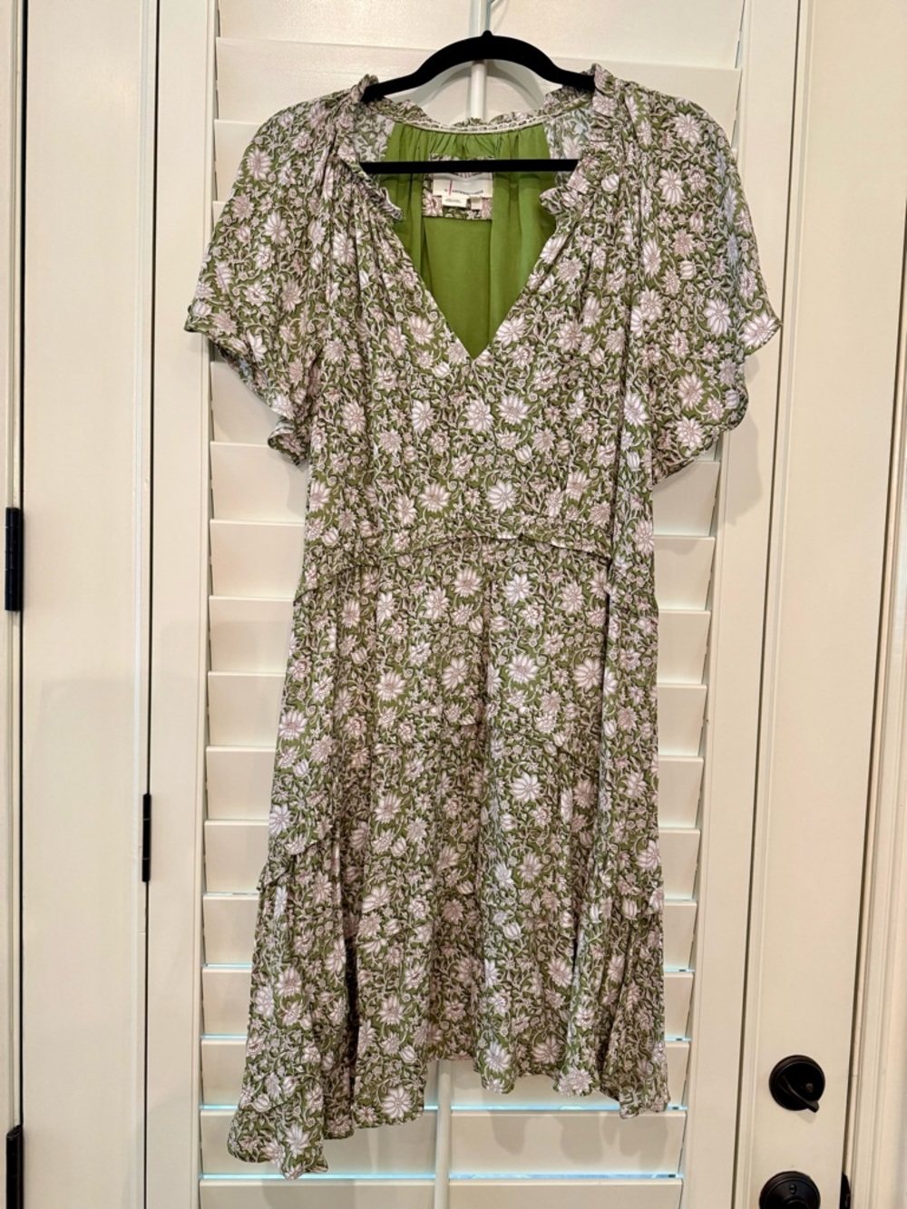 Anthropologie Robin Tiered Mini Dress- medium